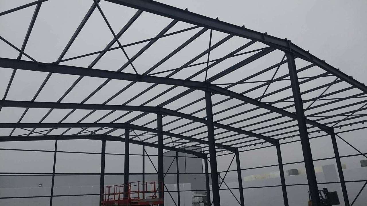 Industrial steel structure